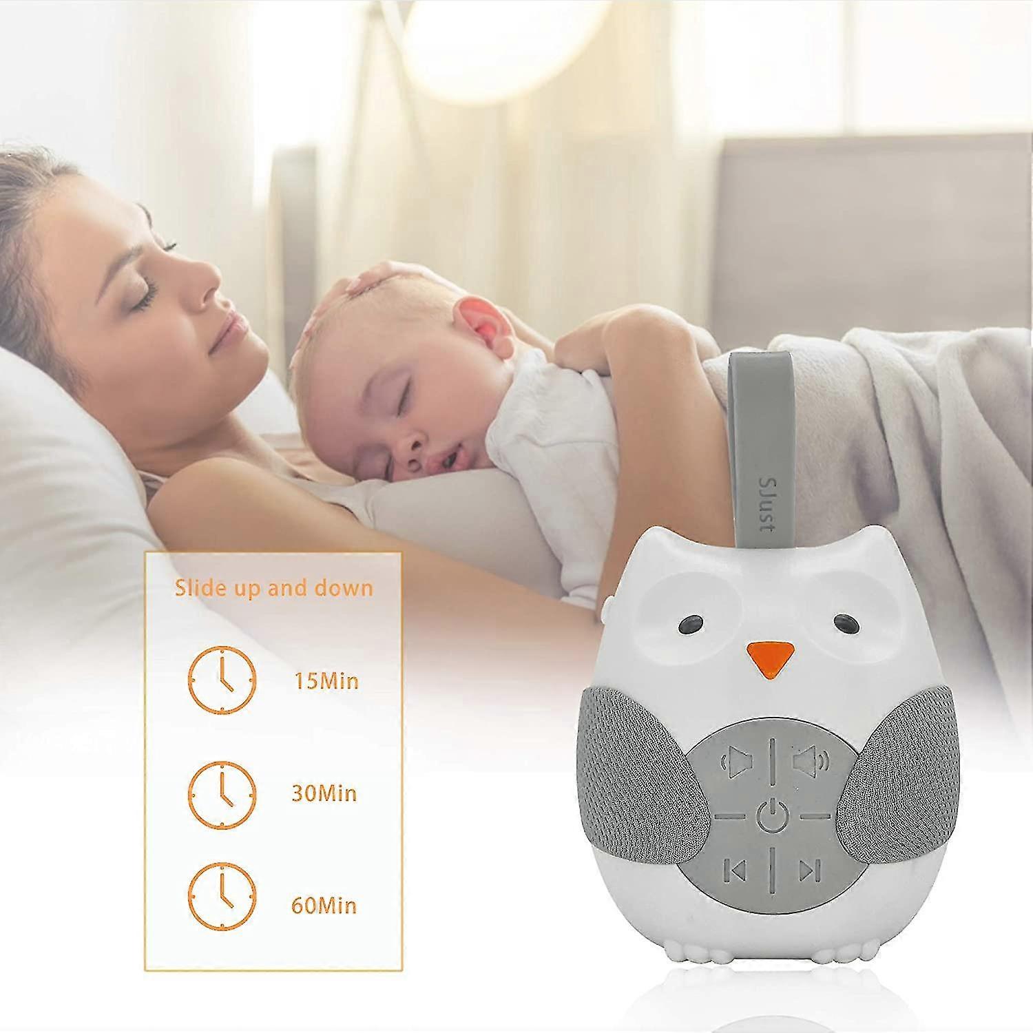 Baby Sound Machine -portable White Noise Machine For Baby Sleeping,moonlight & Melodies