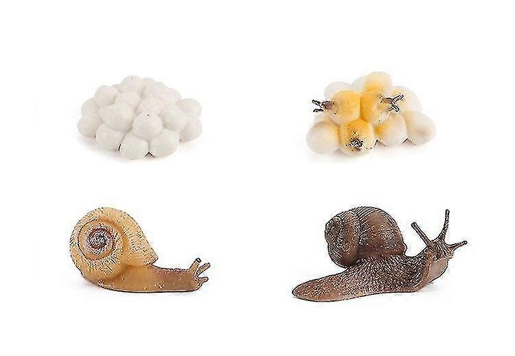 Snail Miniature Figurines Model, Creatures Toy Figurines Set