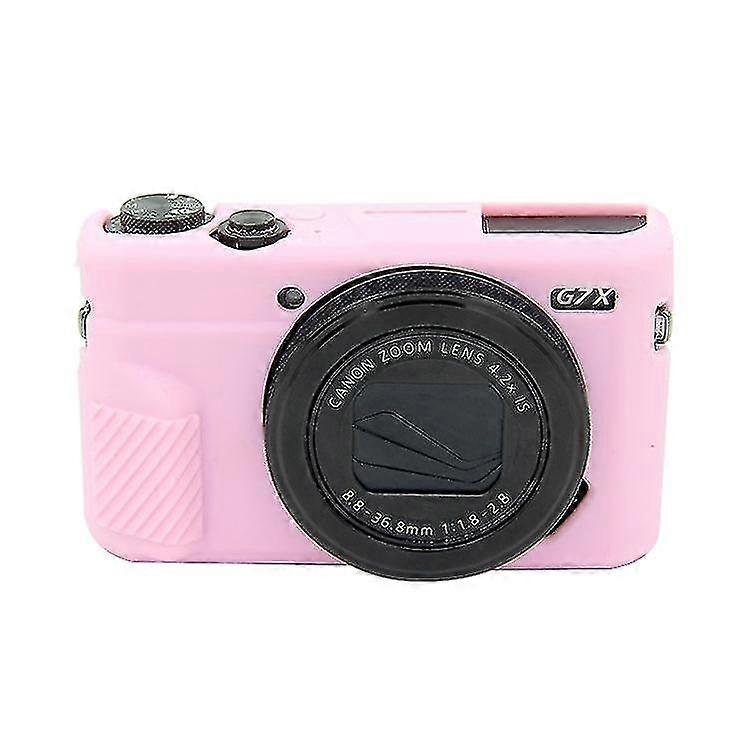 Puluz Soft Silicone Protective Case For Canon Eos G7 X Mark Ii(pink)