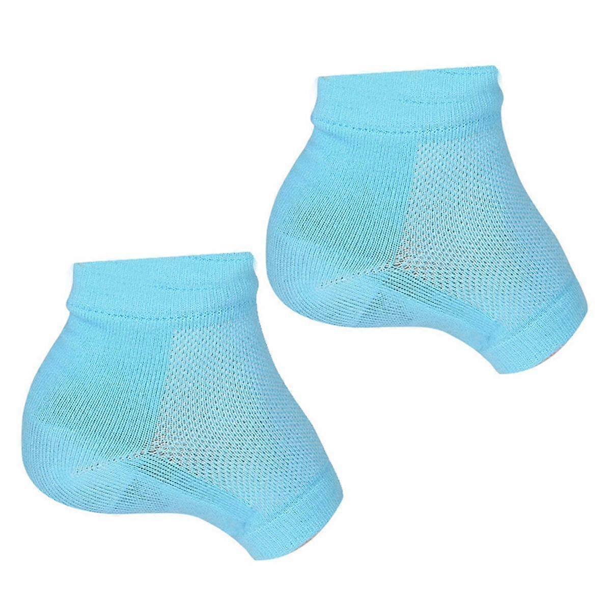 1 Pair Invisible Height Increase Socks Gel Heel Pad Orthopedic Arch Support Heel Cushion Soles Inso