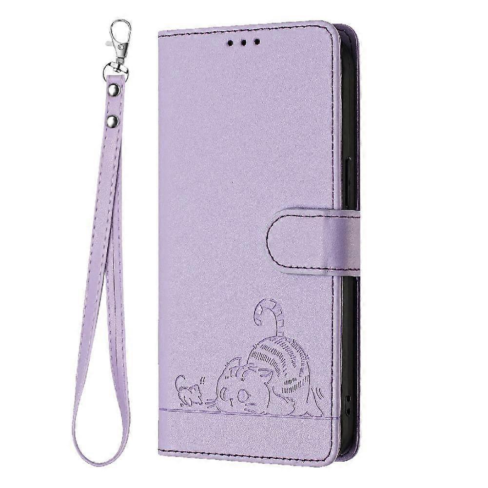 Case For Huawei Nova 9 PRO Cat RFID Wallet Flip Cover Card Slot Holder Kickstand