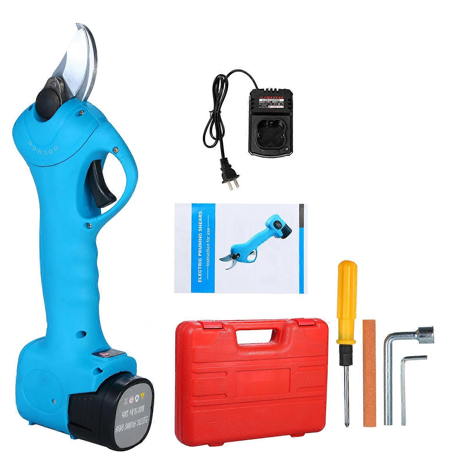 16.8V Cordless Electric Pruning Shears Pruning Shears Efficient Fruit Tree Bonsai Pruning Branche Cutter Landscaping Tool