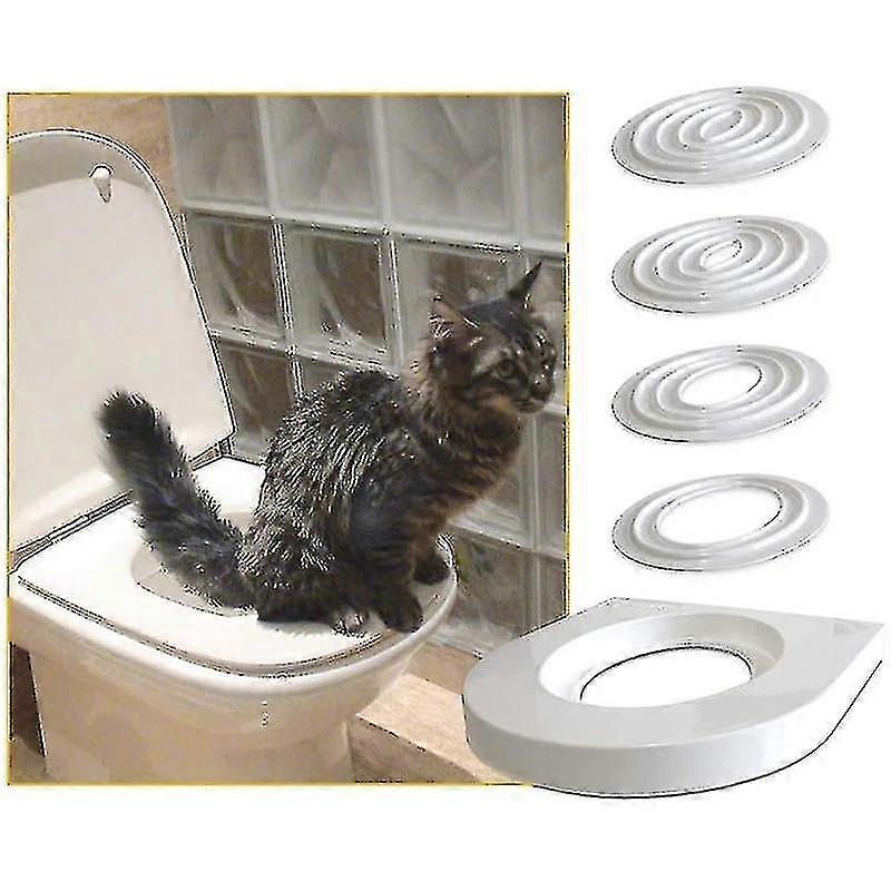 Cat Training Kit - Train The Cat To Use The Toilet