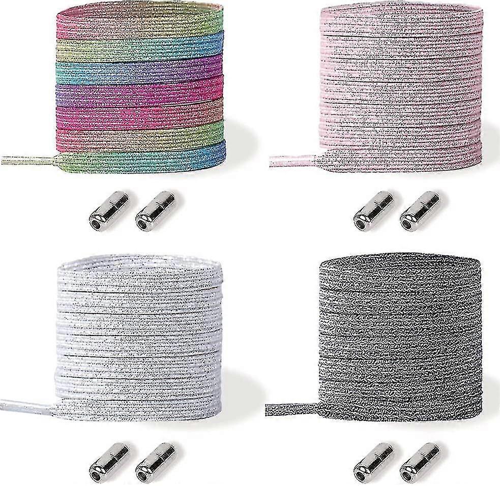 Elastic Shoelaces, Shoelaces Without Ties Children, Elastic Shoelaces Rubber With Metal