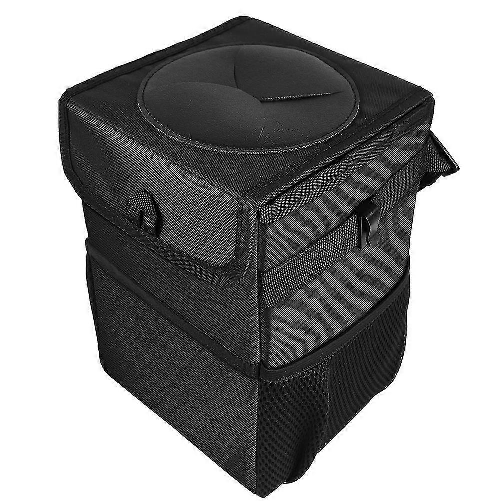 Car Seat Back Folding Oxford Cloth Trash Can Garbage Bin