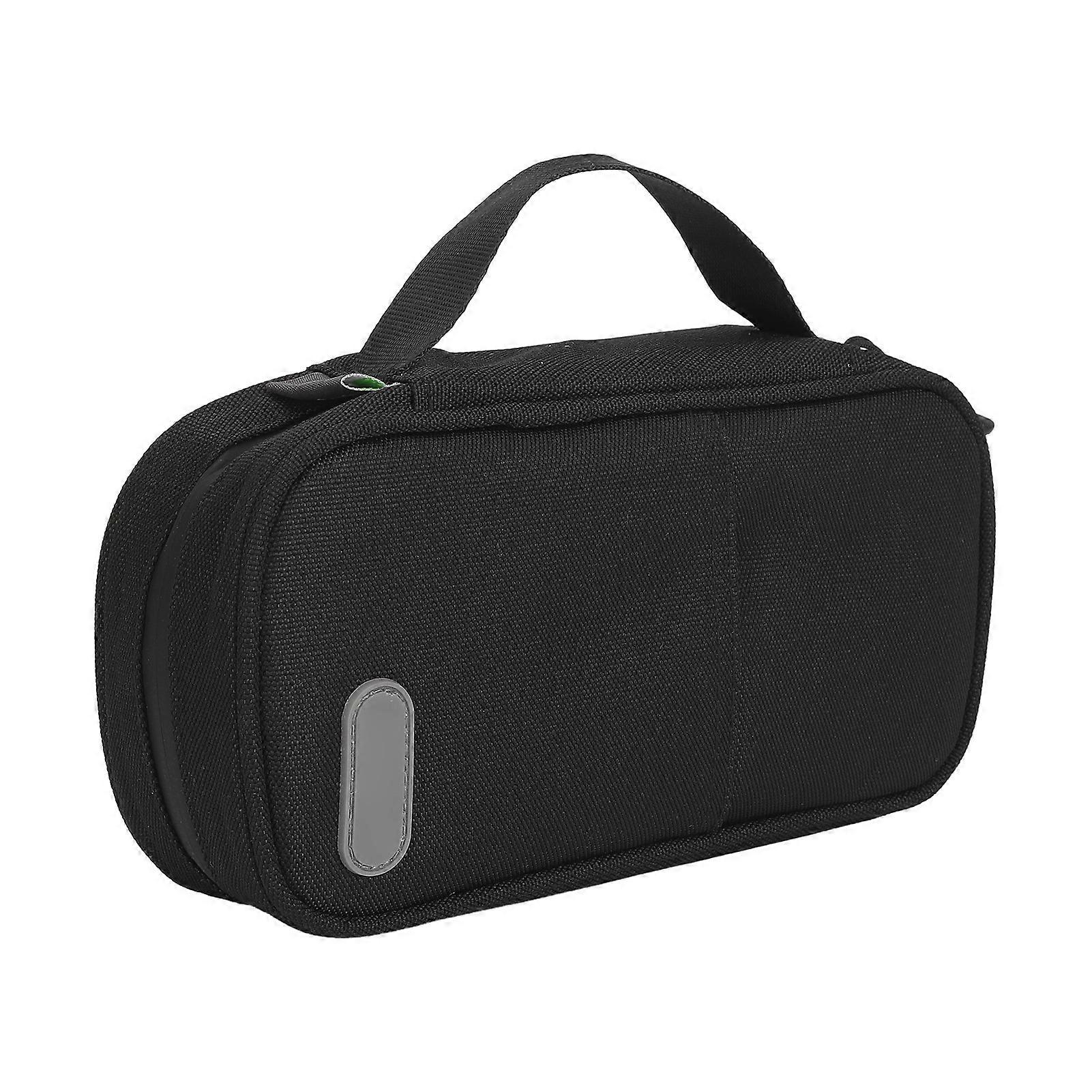 Insulin Cooler Case Insulated Shockproof Portable Insulin Cooling Travel Bag with 2 Ice Pack for Insulin Pen Medication Black