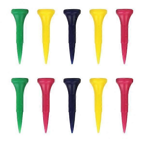 10x10 Count Golf Tee PE Plastic Golf Practice Training Aids Accessories 40mm