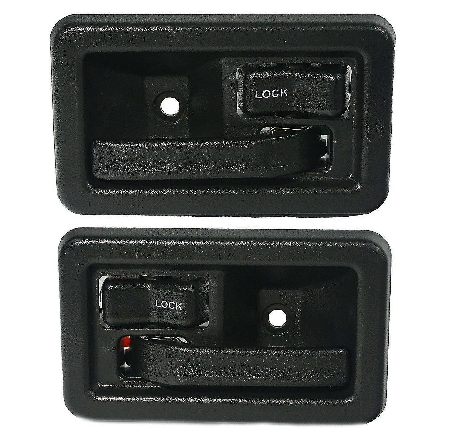 Inside Door Handles Interior Pair Left & Right 55176477AB 55176476AB for 1987-2004 Wrangler YJ TJ