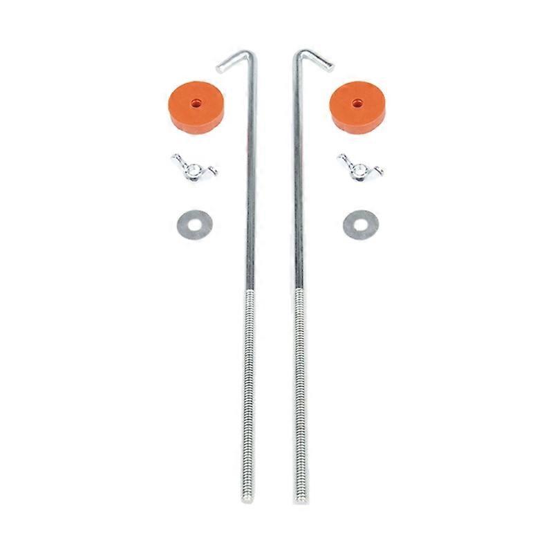 Universal Battery Auto Battery Tie Down Mount Holder Bracket Brace Bar 2Pcs