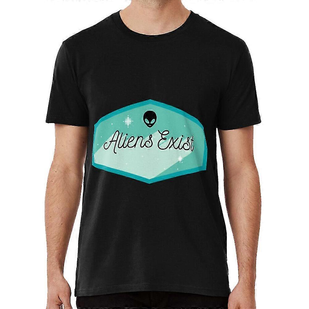 Aliens exist Crew Neck Triko ufo band
