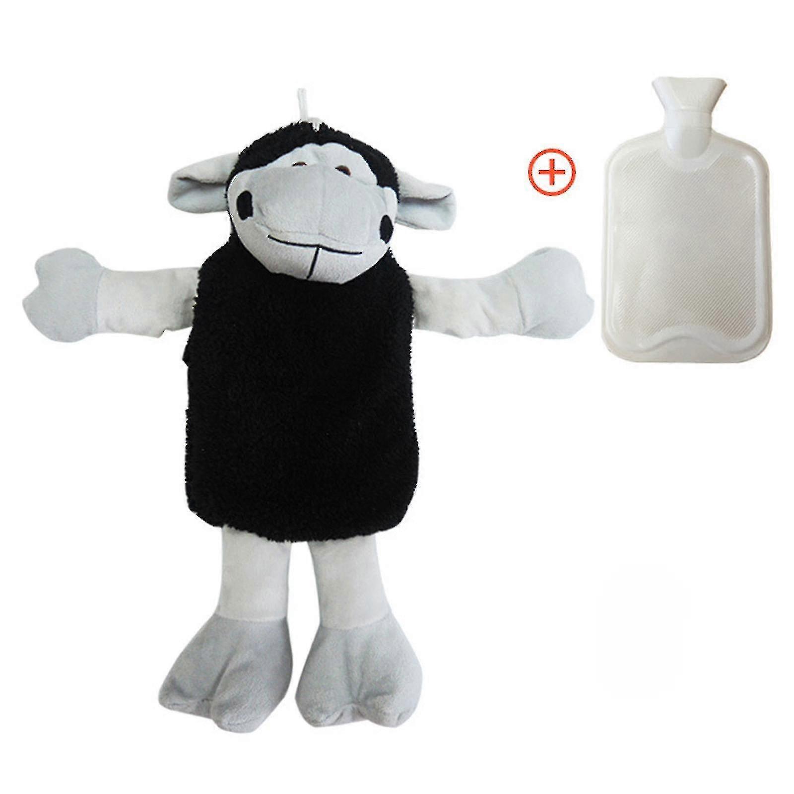 Winter Hot Water Bottle Plush Soft Rubber Animal-shaped Plush Heating Pad