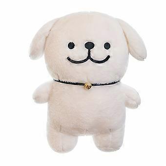 Cute line puppy doll dog plush toy cute white dog pillow cute cartoon gift