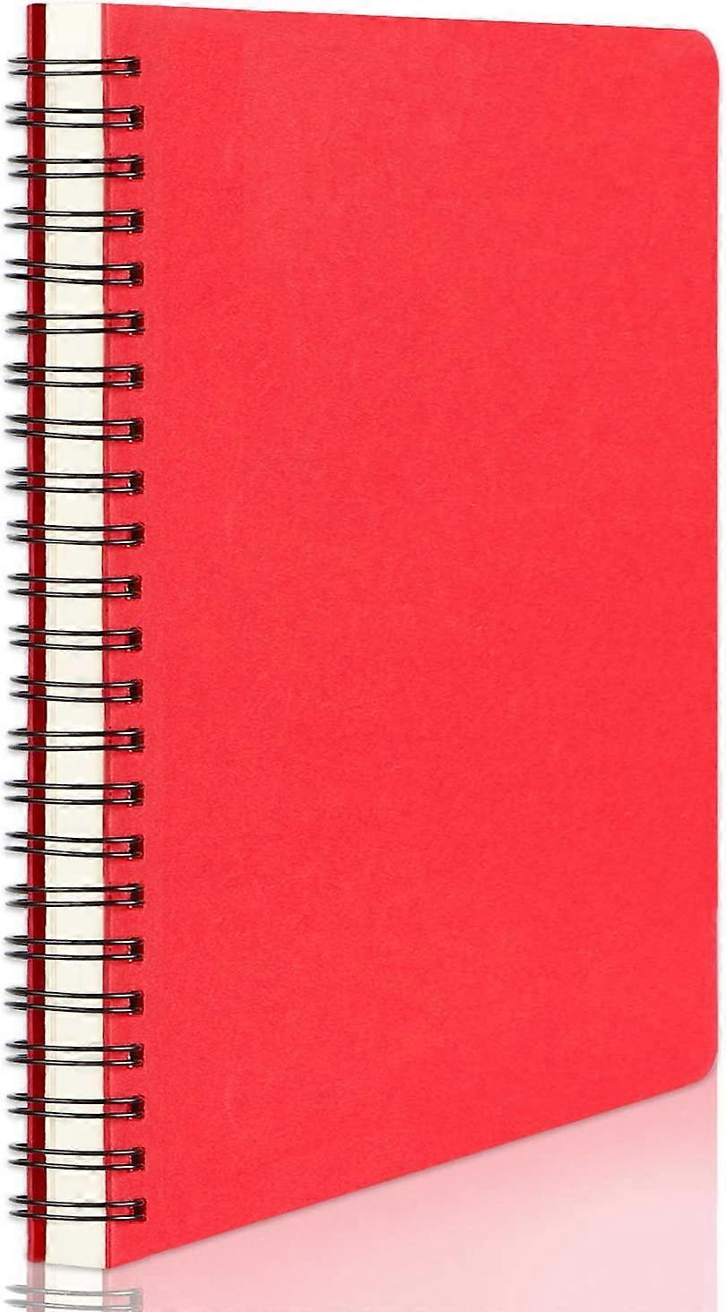 KXJ-Students Ruled Spiral Notebook, A5 1pack 5.5x8.3" Lined Travel Writing Notebooks Journal, Memo Notepad Sketchbook, Students College Office Busines