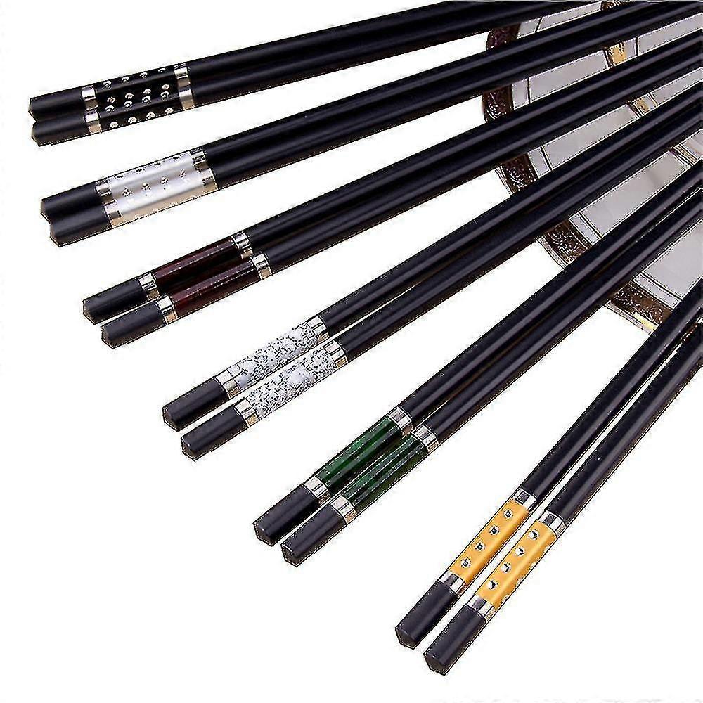 再利用可能な調理箸を食べるための箸セット滑り止めデザイン箸キッチン