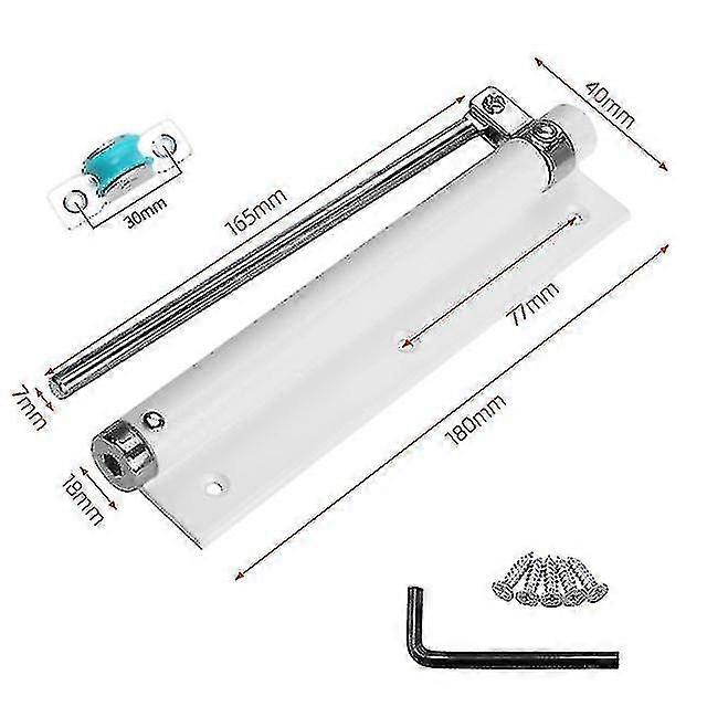 Alloy Door Closer-adjable Force,automatic Door Closing Ce,pulley Silent