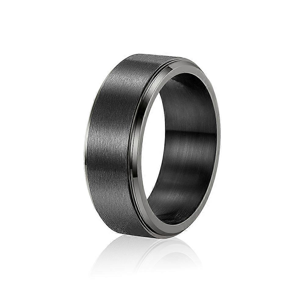 Men's fashion Korean version solid color smooth ornament simple titanium steel ring self wearing ring