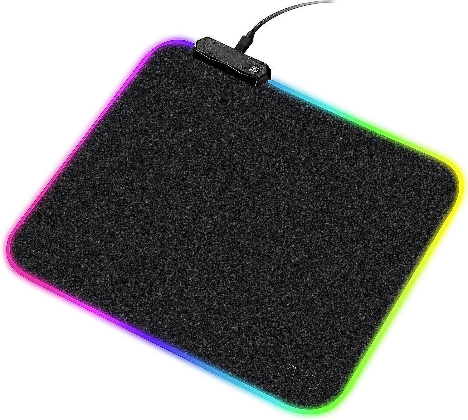 RGB Gaming Mouse Pad - LED Mousepad with Non-Slip Rubber Base (340x245x3mm)