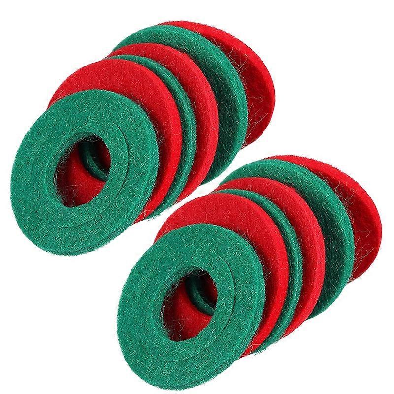 12 Pieces Battery Terminal Anti Corrosion Washers Fiber Battery Terminal Protector, 6 Red and 6 Green