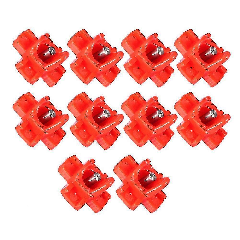 10pack Horisontella Kyckling Waterer Nipplar För Hink, Sidomonterade Fjäderfä Vattning Nipplar För Husdjur Rör, Automatisk Kyckling Vatten Nippel Drinker För Anka