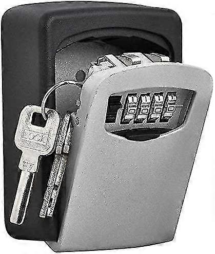 Police High Security Key Box Safe Key Wall Mounted 4 Digit Keys High Security Safe Combination Lock