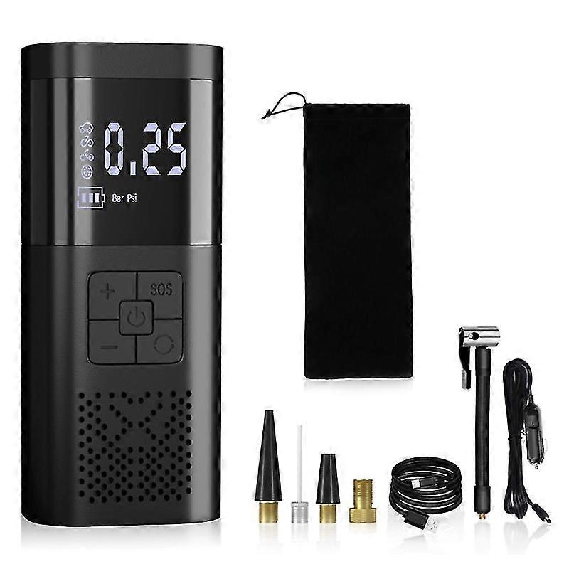 Motorcycle Wireless Air Compressor Pump Car Tyre Pump Inflator Electric Compact