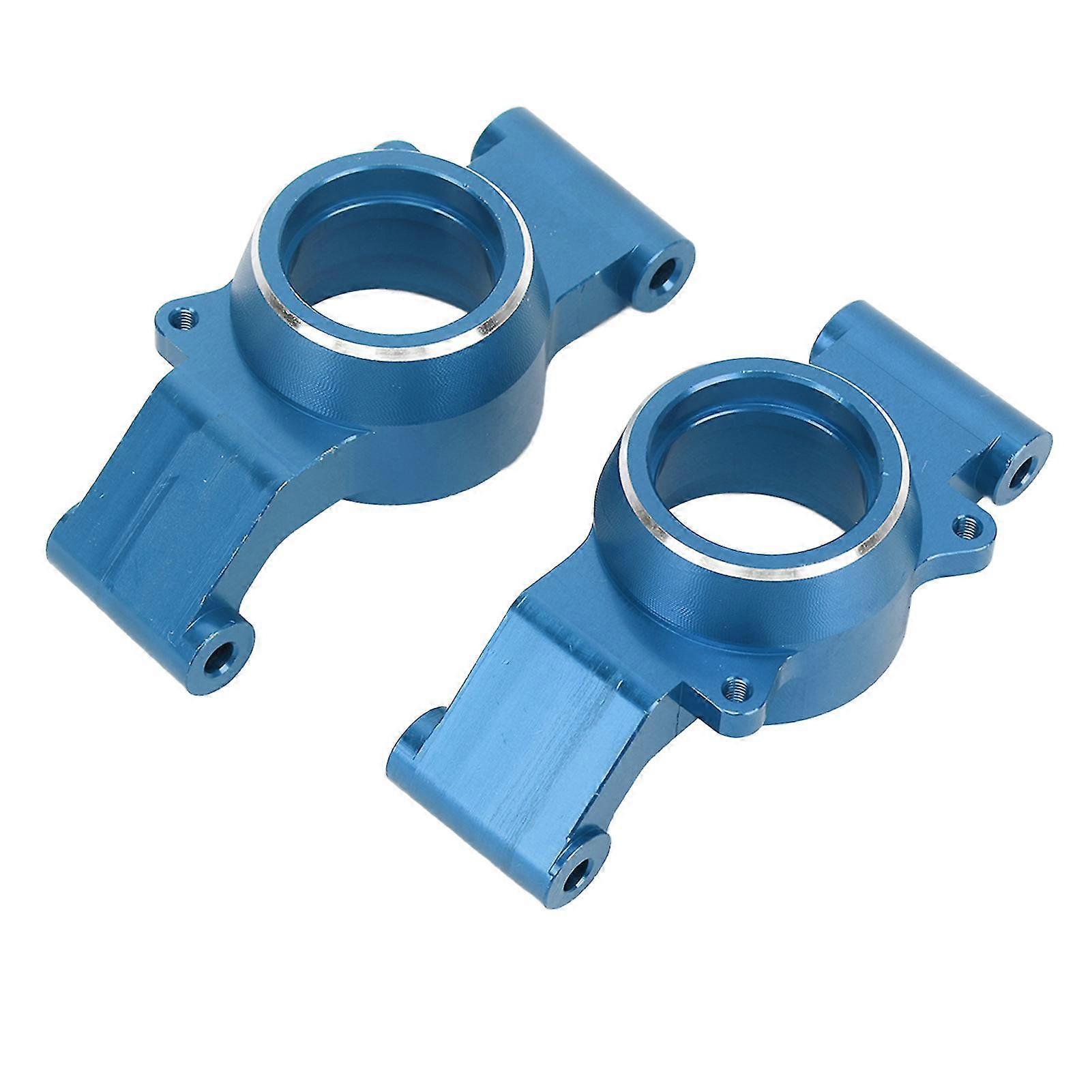 15 TRAXXAS Blue CNC Aluminum Alloy Rear Hub Carrier - Portable and Flexible RC Rear Stub Axle Carrier Replacement (1 Pair)