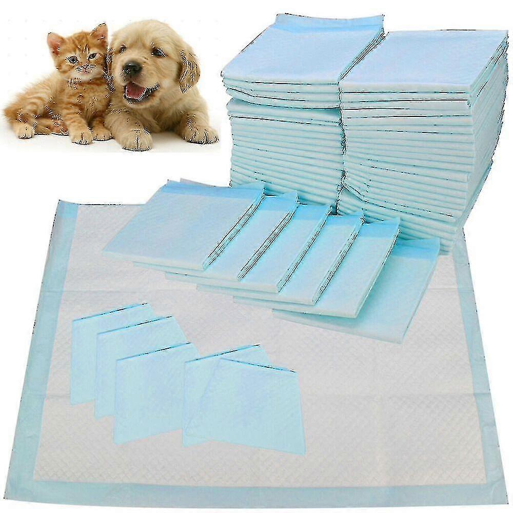 100 Large Puppy Training Trainer Train Pads Toilet Pee Wee Poo Dog Pet Cat Mats