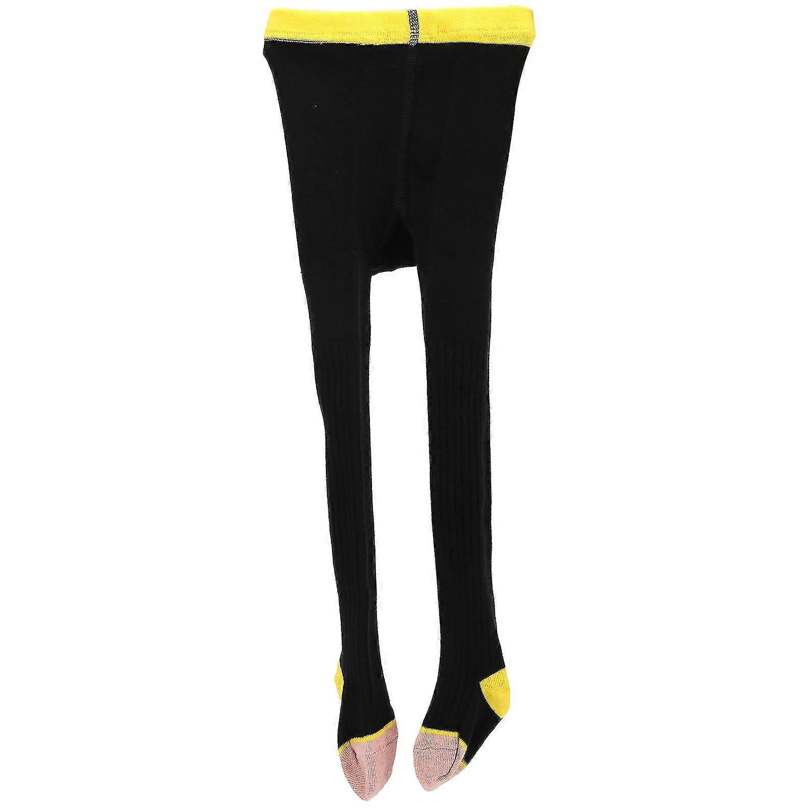 Kid Girls' Stylish Knitted Tights - Soft, Breathable, Bright Color Leggings