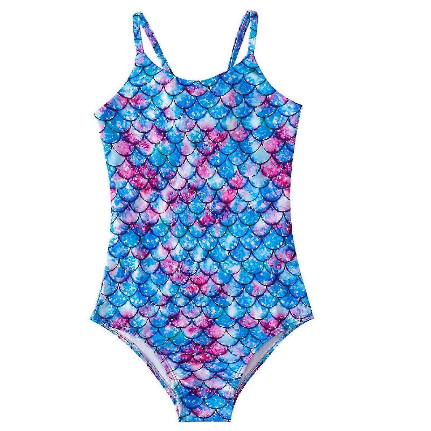 Sirène Maillot De Bain Filles Une Pièce Maillot De Bain Spa Plage Maillots De Bain --- Coloré Bsize 110 TA