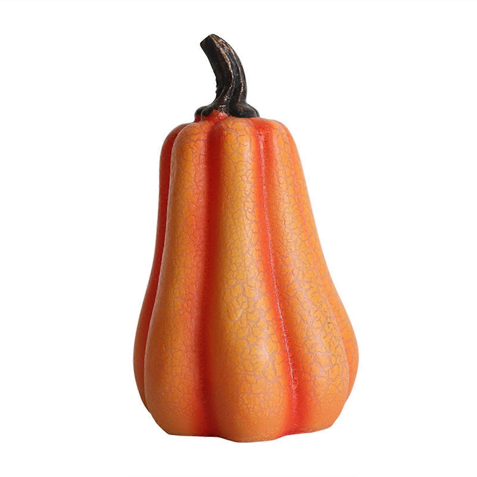 Artificial Pumpkins Light Realistic Led Candle Light Resin Ornaments Halloween Party Props