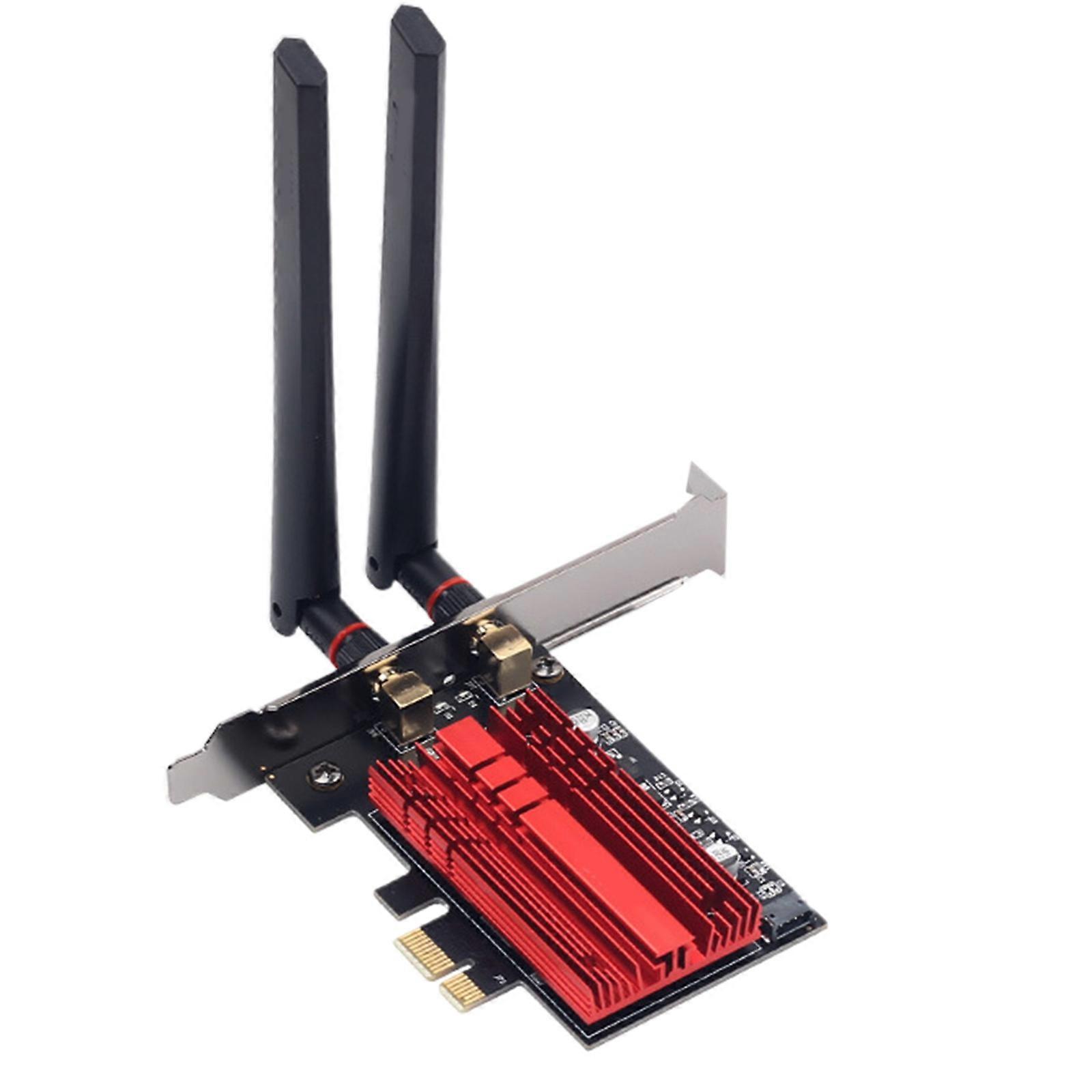 Carte PCIe sans fil WiFi 6 AX200 bi-bande 5G/2.4Ghz BT5.1 FV-AXE3000Pro