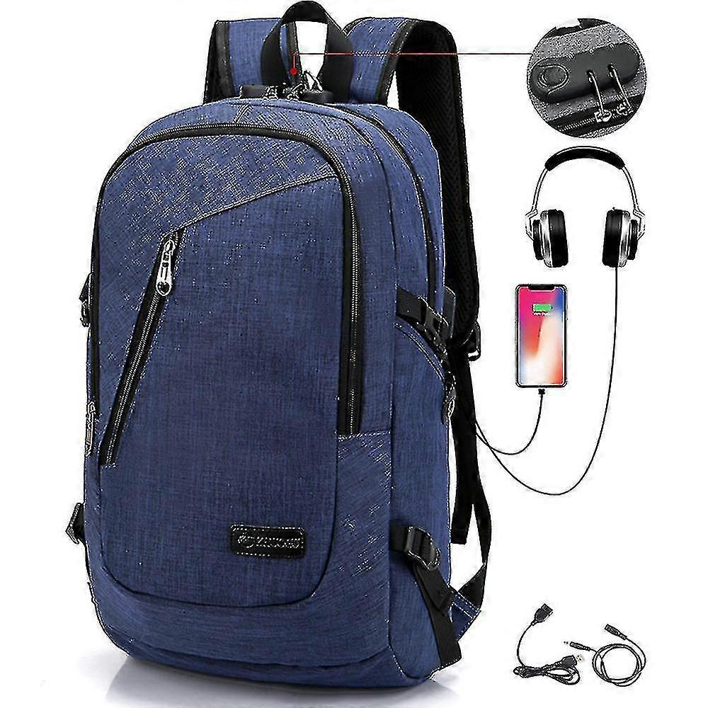 Studentenrucksack USB-Ladeschultasche Jugend Computertasche