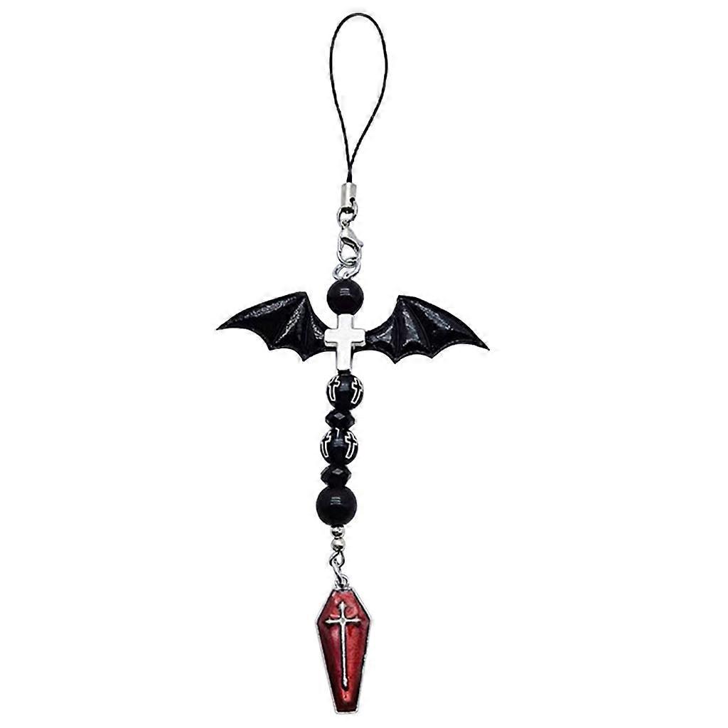 Y2k Style Colorful Phone Guitar Cross-Heart Butterfly-Kawaii Phone Lanyard