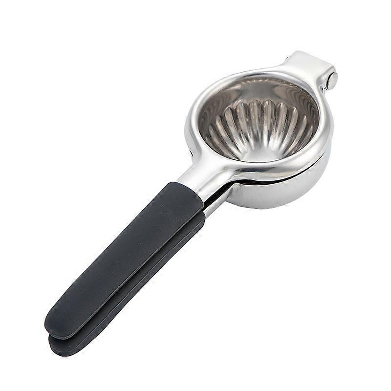 Lemon Press, Heavy Duty Lemon Juicer Stainless Steel with Metal Squeezing Bowl for Seedless Juicing