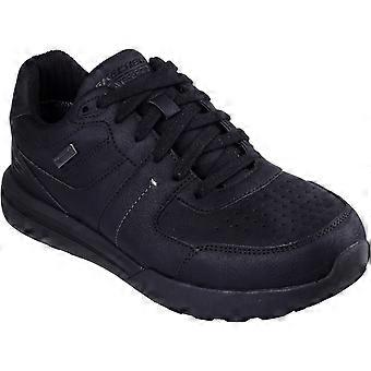 Skechers Netson Gander Polyurethane Men's Black Lace-Up Shoes