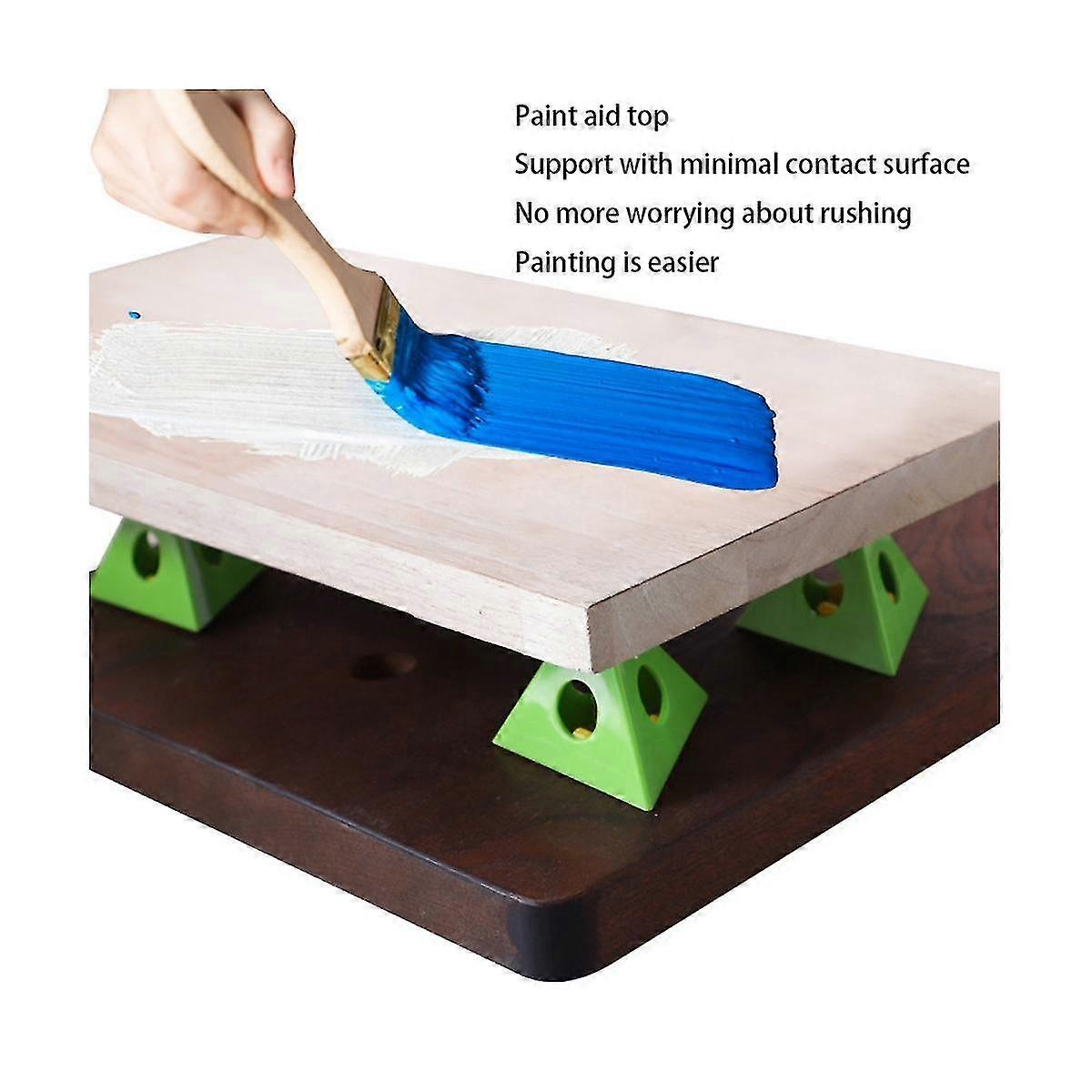 Woodworking Paint Bracket Photo Frame Paint Pad Bracket Triangular Plastic Foot Bracket