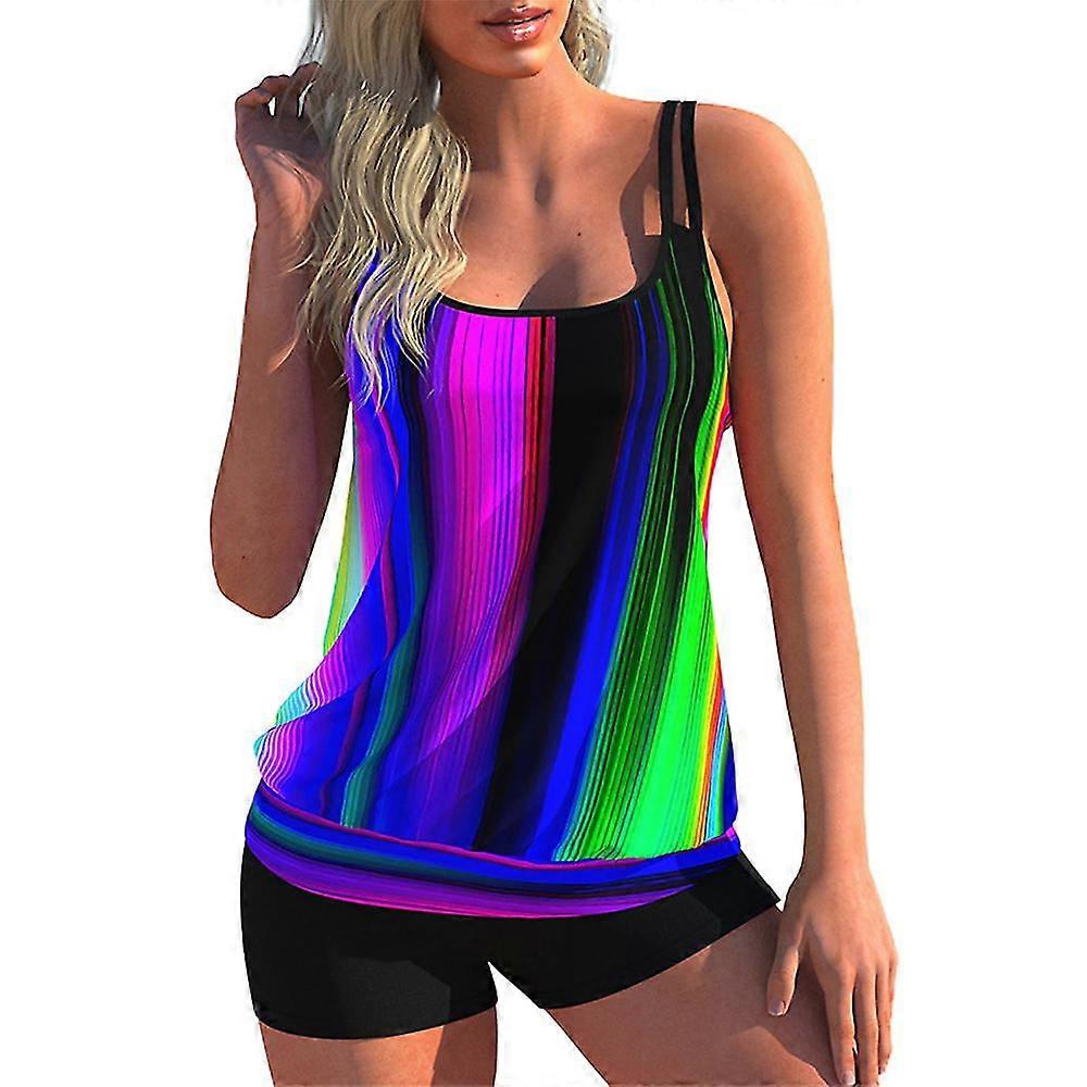 Femme Maillot de bain Tankini Set Maillot de bain rembourré Maillot de bain Plus Size