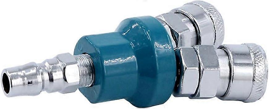 2 Way Quick Connector Air Compressor Multi Hose Manifold Coupler Fitting Pneumatic Tools