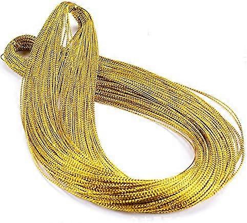 328 Feet Gift Tags String Hang Tags Rope (Gold)