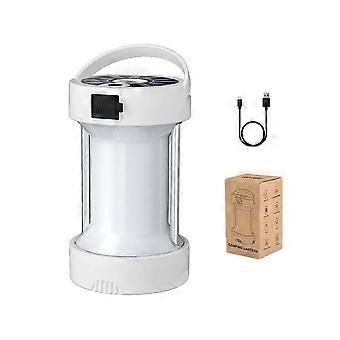 Lumière de camping en plein air Type-c Lumière d’urgence Tente multifonctionnelle Solaire Rechargeable Forte Lumière C