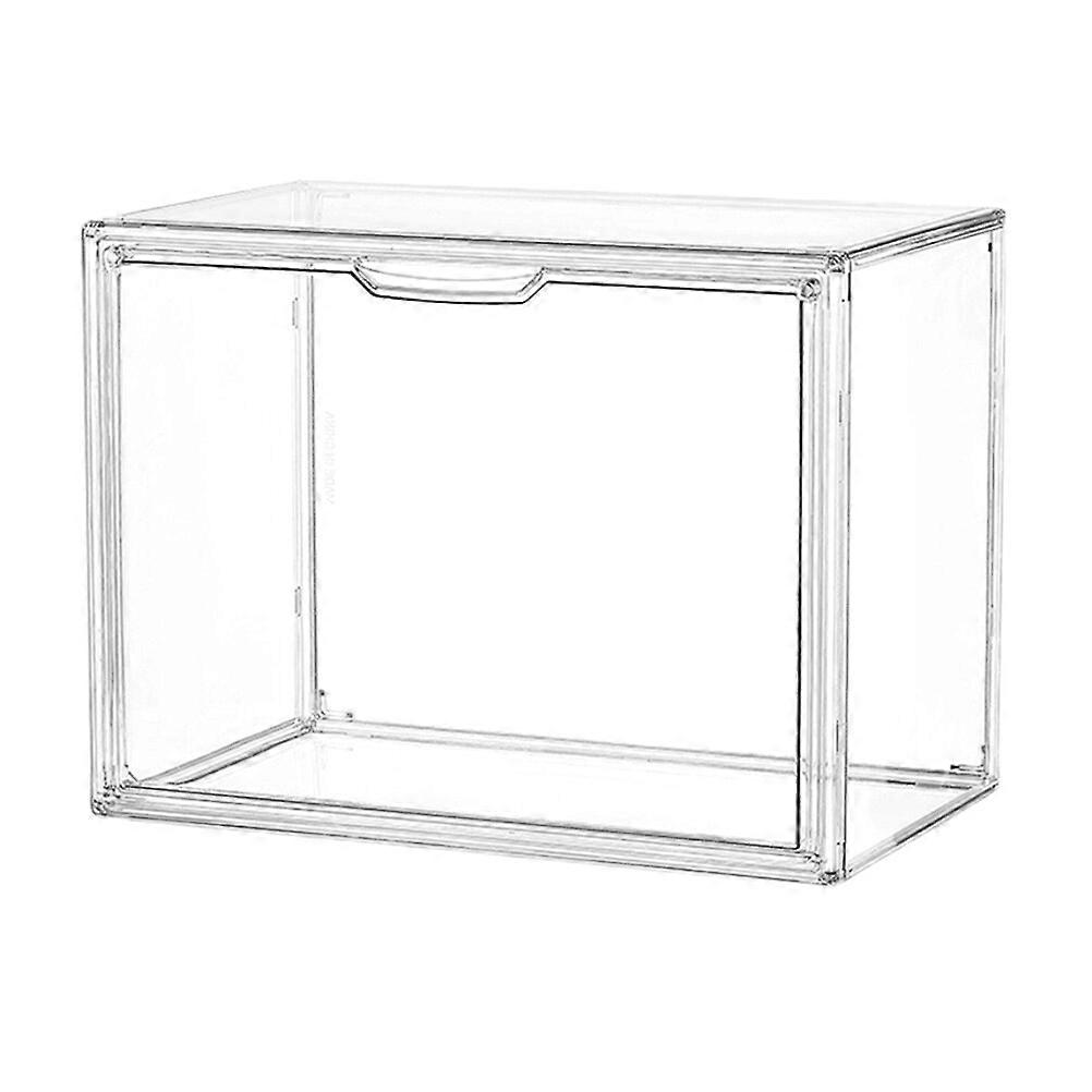 Clear Book Organizer Storage Container Cabinet Storage Box Book Display Box