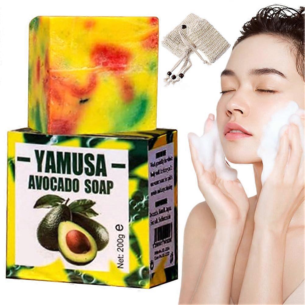 200g Avocado Moisturizing body soap, gently cleansing avocado soap, hydrates and nourishes, cleans oils and the body