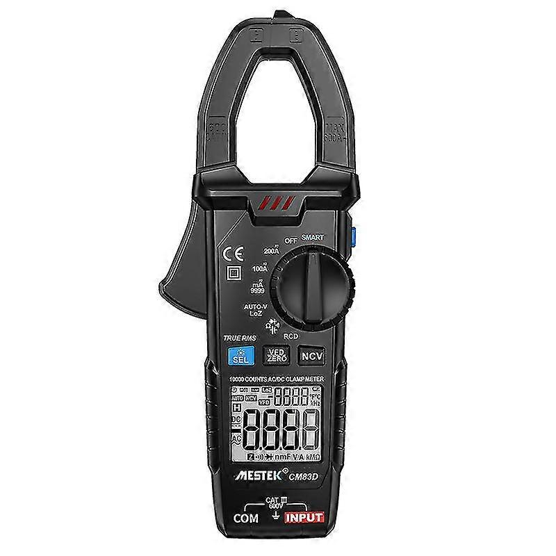 CM83D Digital Clamp Meter AC Voltage 0-600V True RMS Hög Precision Kapacitans NCV Clamp Multimeter