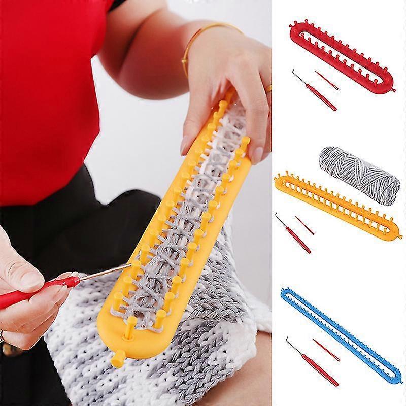 diy knitting kit needlework classical knitter wool scarf shawl hand weaving tools handmade lazy