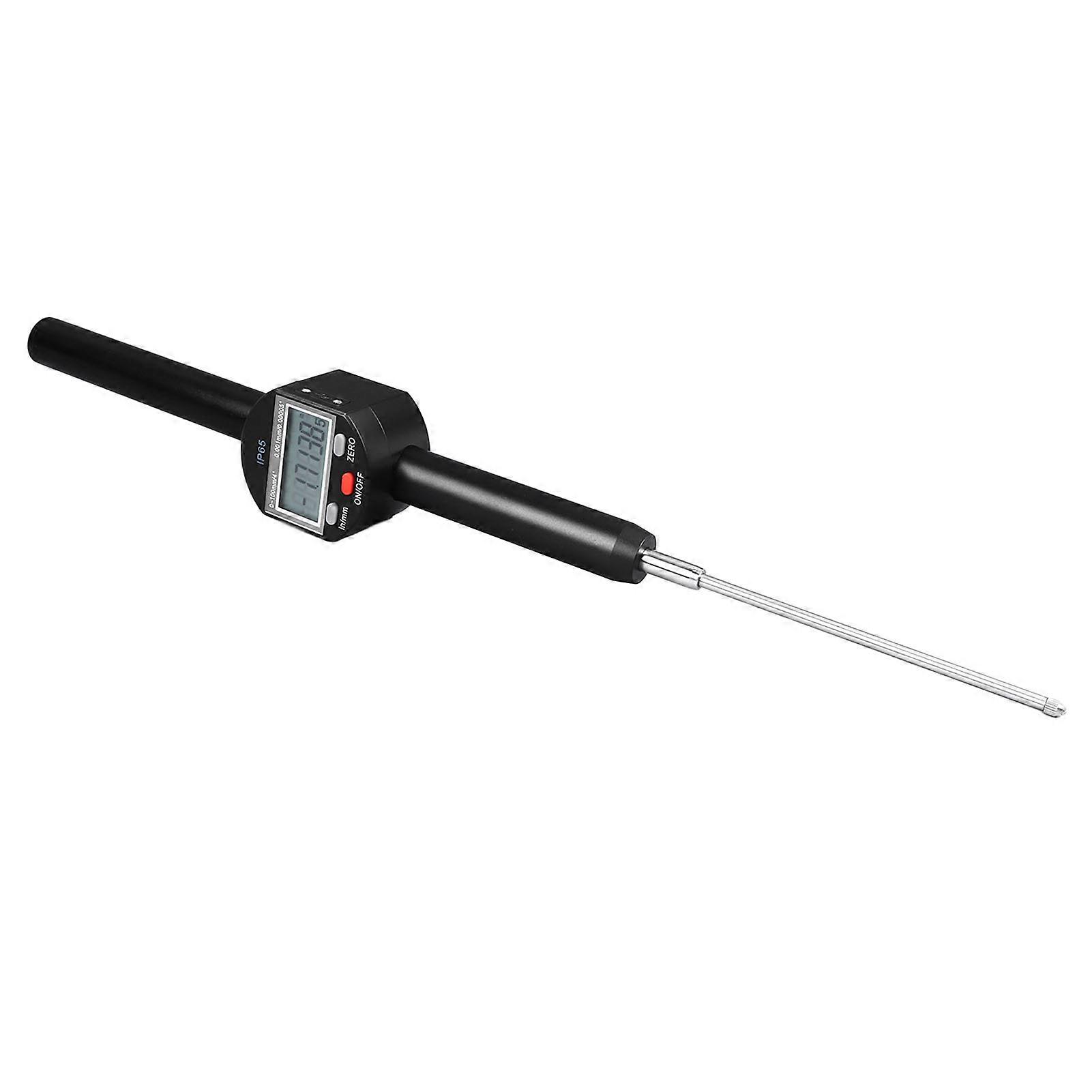 Digital Dial Indicator 0.001mm Resolution 0-100mm Range Waterproof