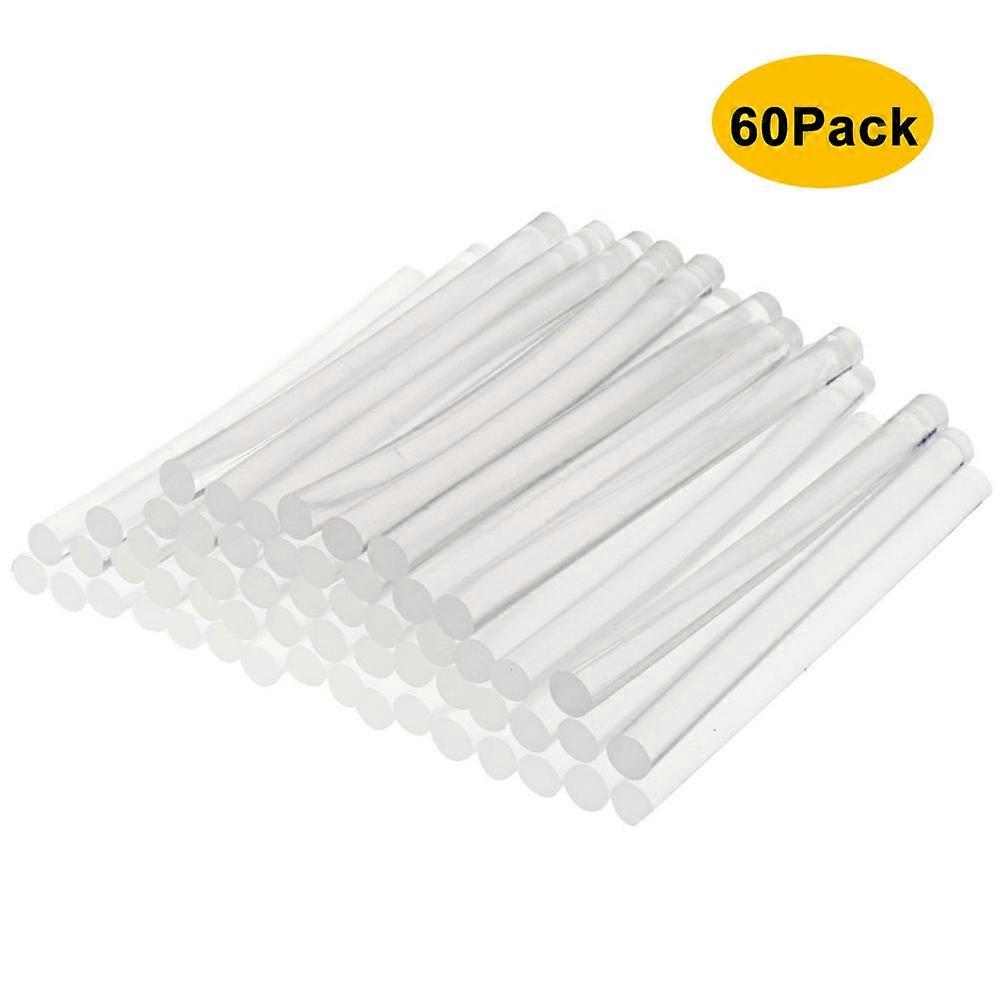 60kpl 7x100mm läpinäkyvä liima kuumasulatusliimapuikot DIY korjaustarvikkeet QinHai