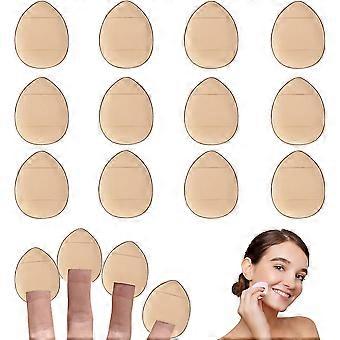 10 Pieces Finger Powder Powder Makeup Mini Powder Soft Powder Powder For Foundation Concealer Cosmetic Foundation Sponge Mineral Powder Wet And Dry Ma