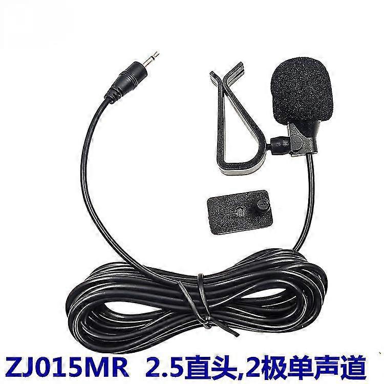 2.5 Straight, 2 Pole Mono-car Navigation External Microphone Gps Positioning Intercom Navigation Car Paste Link Microphone