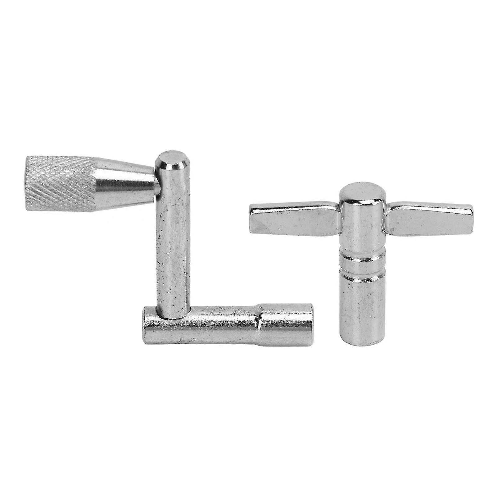 2Pcs Drum Key Standard Universal Turning Tool Metal Parts Accessories Z and T Shape