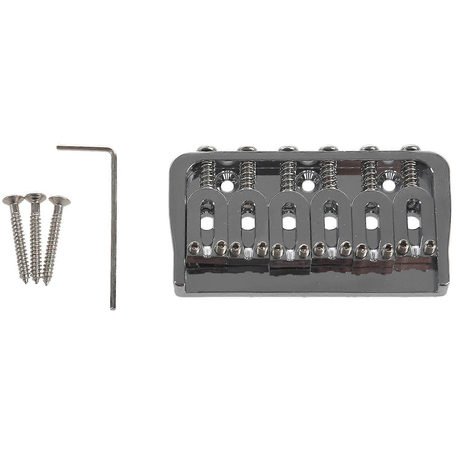 6-string Electric Guitar Saddle Bridge / Metal Fixed Bridge